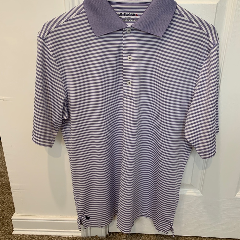 UNTUCKit Performance Polo - Size Small - Purple